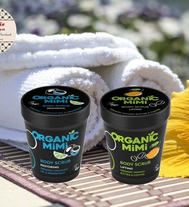 Organic Mimi " Gommages corporels Sucre et sel "