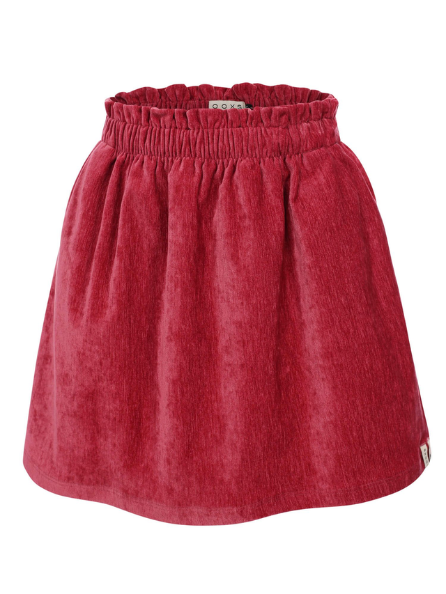 Pink rose Little velvet skirt