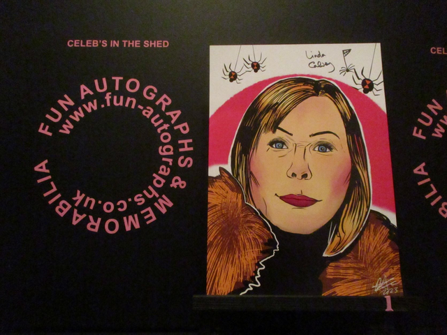 Linda Calvey Limited Edition Signed A4 Comic Style Drawing Print (1)