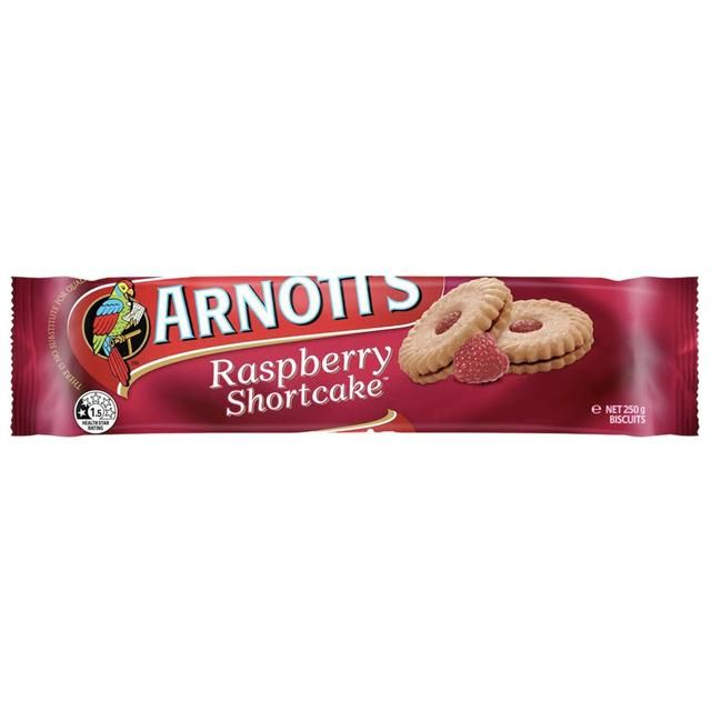 Arnott's Raspberry Shortcake Biscuits 250g