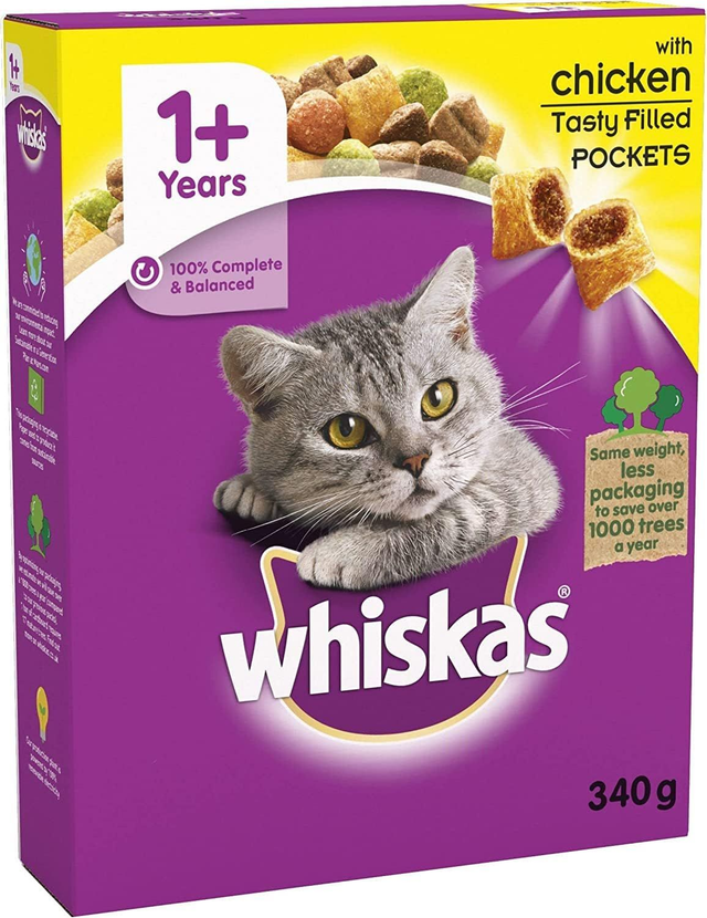 Whiskas 1+ Chicken Pockets 300g
