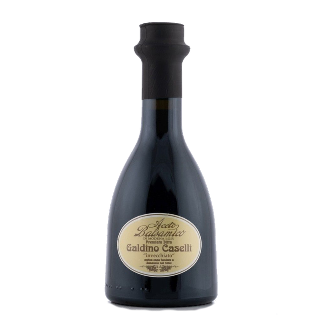 Aceto balsamico (bottiglia tonda) IGP invecchiato 0,25 litri - Premiata Ditta Galdino Caselli