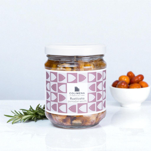 Rusticata mediterranea con pomodori secchi - Colimena - 180gr