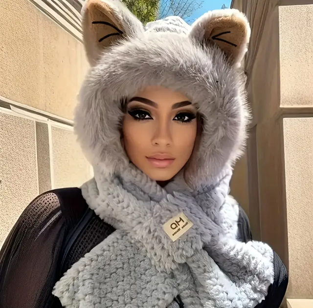 Zimowa Czapka z Ochroną Uszu 