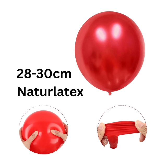Rote Latexballons 28-30cm