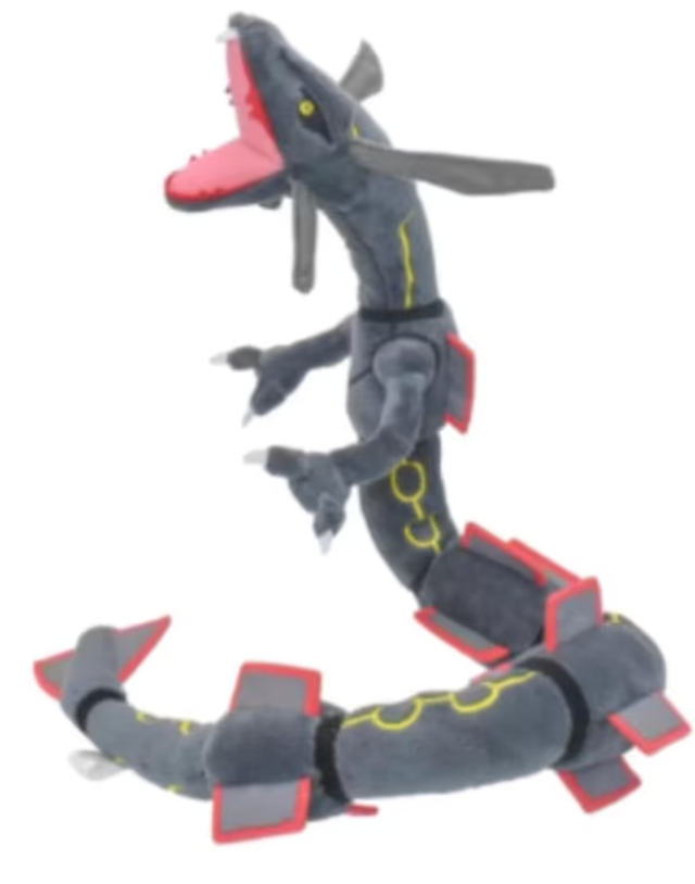 Pokemon grote knuffel Rayquaza zwart (76cm)