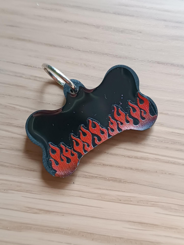 Chapa S - Nombre en Vinilo Blanco