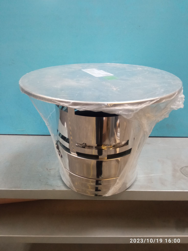 PTR30 - chapeau anti-refouleur D180 INOX - 2PTICHAR180 