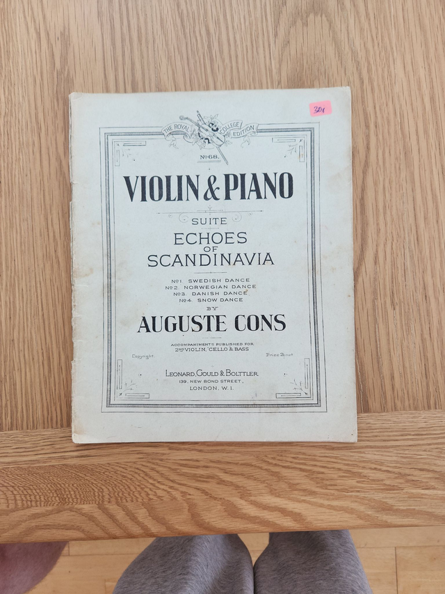 Auguste Cons The Royal College Edition Suite for Piano Echoes of Scandinavia