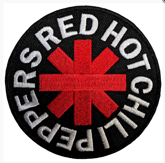 RED HOT CHILI PEPPERS STANDARD PATCH: ASTERISK (BLACK)