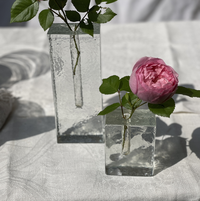 Mid - Century Vase Blockvasen  2er Set