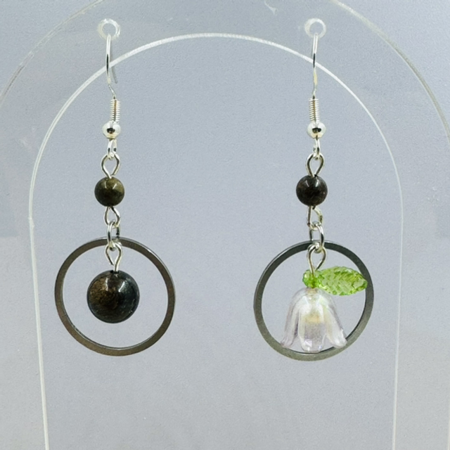 Boucles d’oreilles THÉSÉE bronzite