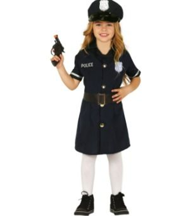 CARNEVALE , COSTUME BAMBINA  POLIZIOTTA