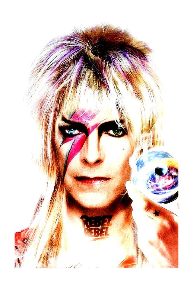 David Bowie Rebel Music Art Print