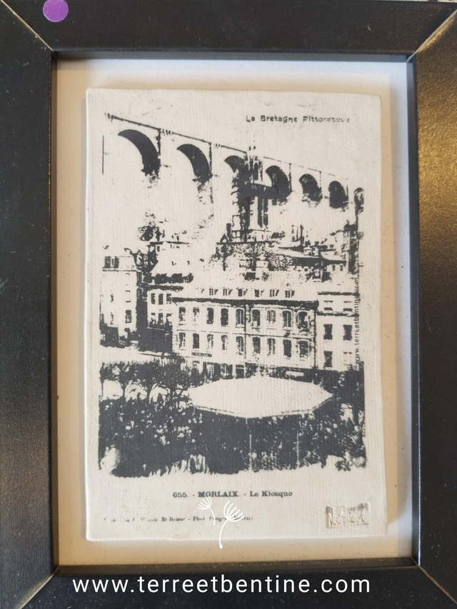 COLLECTION - CPA Morlaix - Le kiosque à musique - Petite série