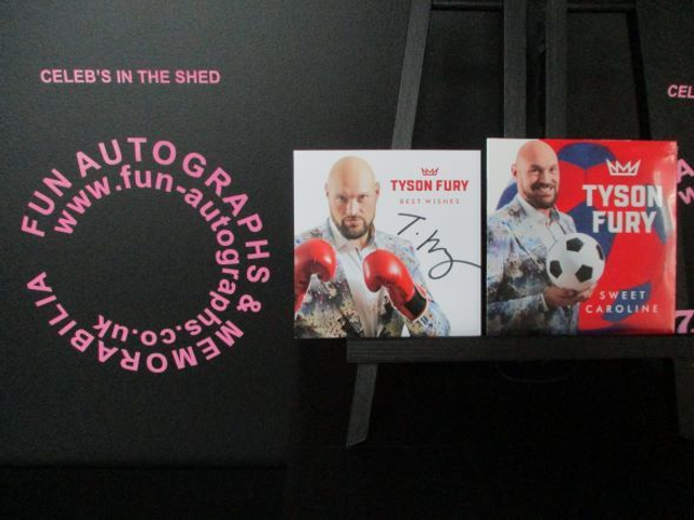 Tyson Fury - 'Sweet Caroline' Single + Authentic Autographed Single Insert Card (7)