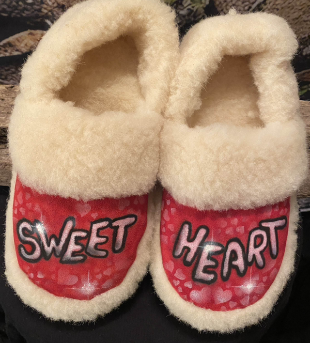 Lammfell Hausschuhe SWEET HEART