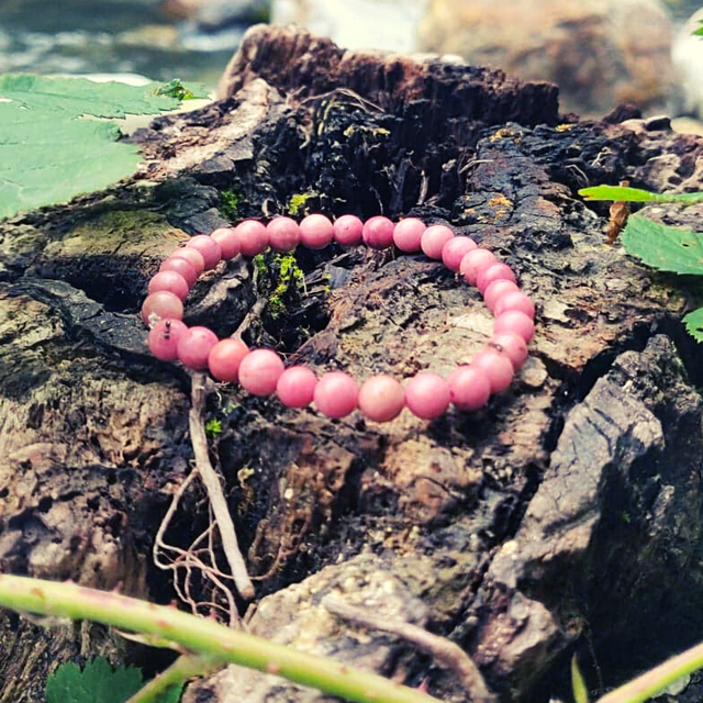Rhodonite Unie Bracelet 6mm 