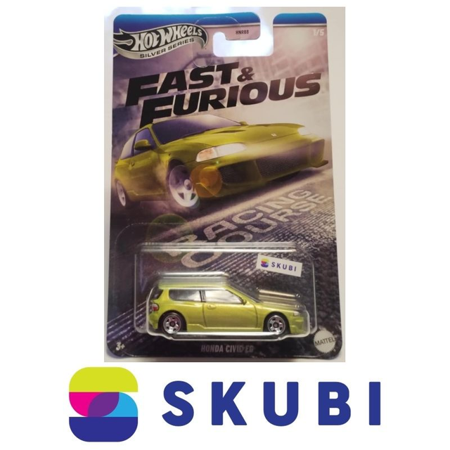 Honda Civic EG - Fast & Furious 1/5 - Hot Wheels Silver Series