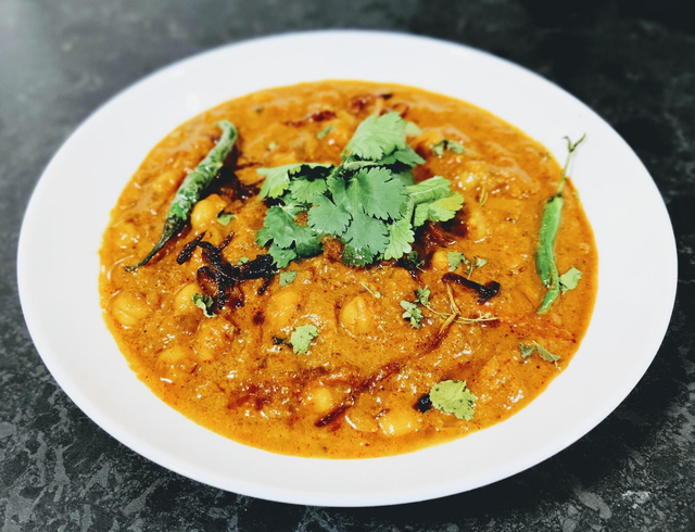 Channa masala curry 