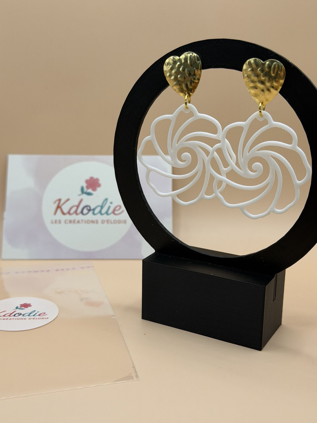 Boucles d'oreilles Fleur - Attaches Fantaisies