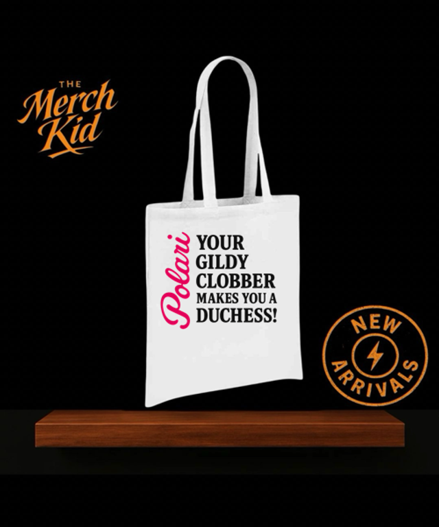 POLARI Your Gildy Clobber makes you a Duchess Tote