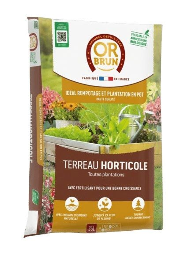 Terreau Horticole – Or Brun