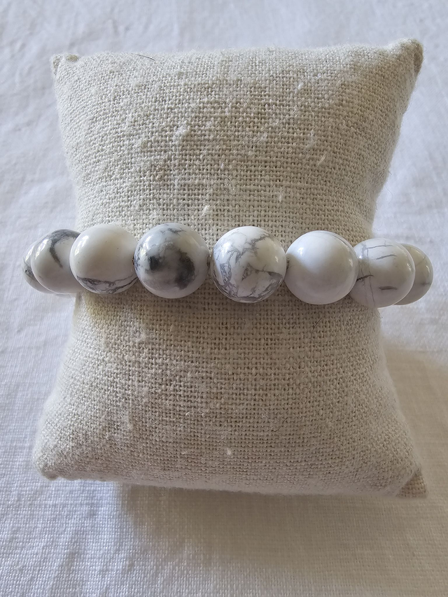 bracelet howlite 10MM