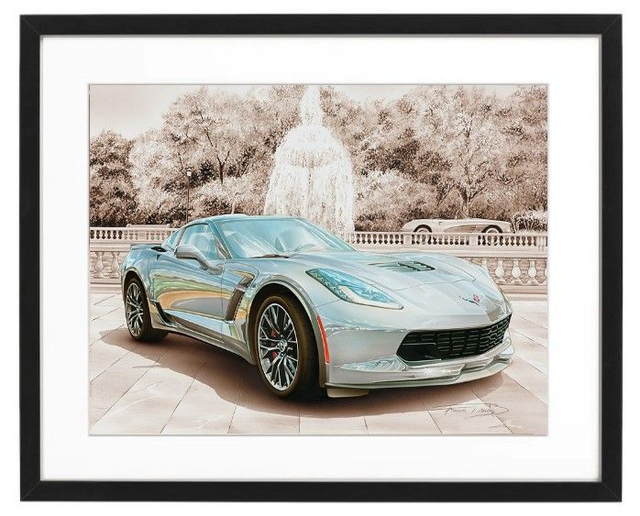 Corvette C7R - Framed Print