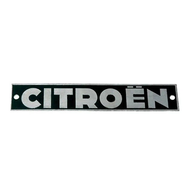Sigle "Citroën" 2CV à riveter