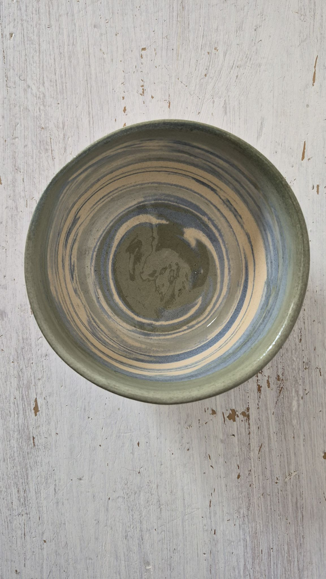 Bol collection "Aurore Boréale" (motif rond vert)