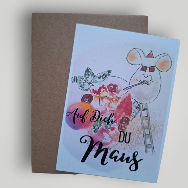 Karte "Cocktail Maus"
