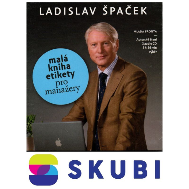 CD audiokniha Malá kniha etikety pro manažery - Ladislav Špaček - 3x MP3 CD