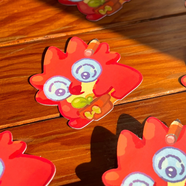 Sticker Matte ou Glossy - Pr.Kipik le pro des plantes 