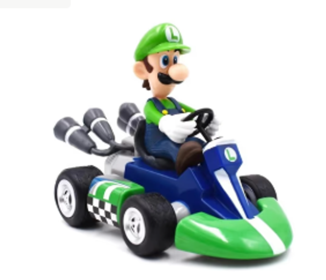 Super Mario Kart actie figuur Luigi (12cm)
