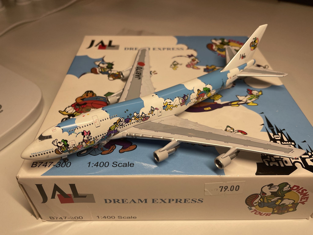 1/400 Boeing 747-300 JAL Disney Dream Express 