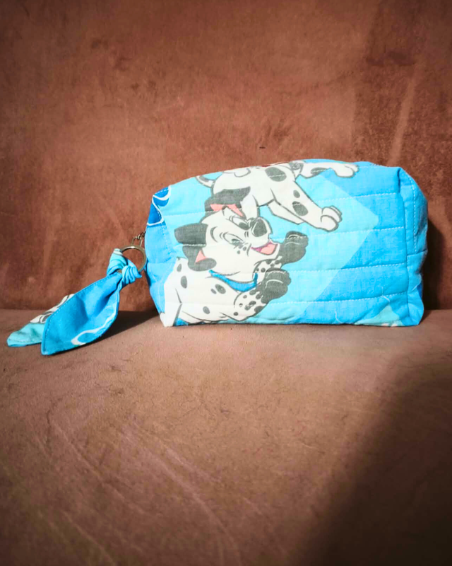 ✨ Trousse matelassée upcyclée – Édition 101 Dalmatiens ✨