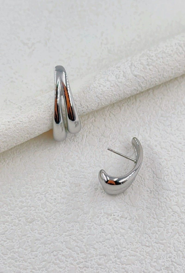 Boucles d'oreilles mi-cercle