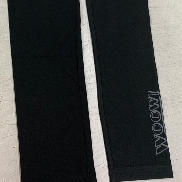 Woow! Leggings With Charcoal Grey Text