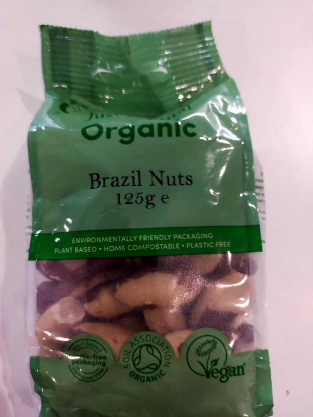 Organic Brazil nuts 125g 