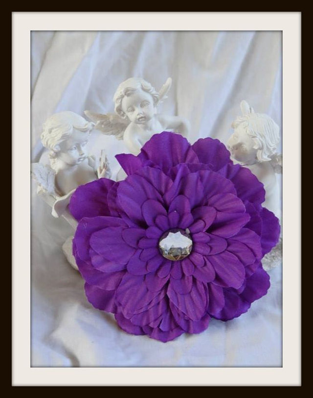 BARRETTE BÉBÉ/FILLE. PÉTUNIA Violet