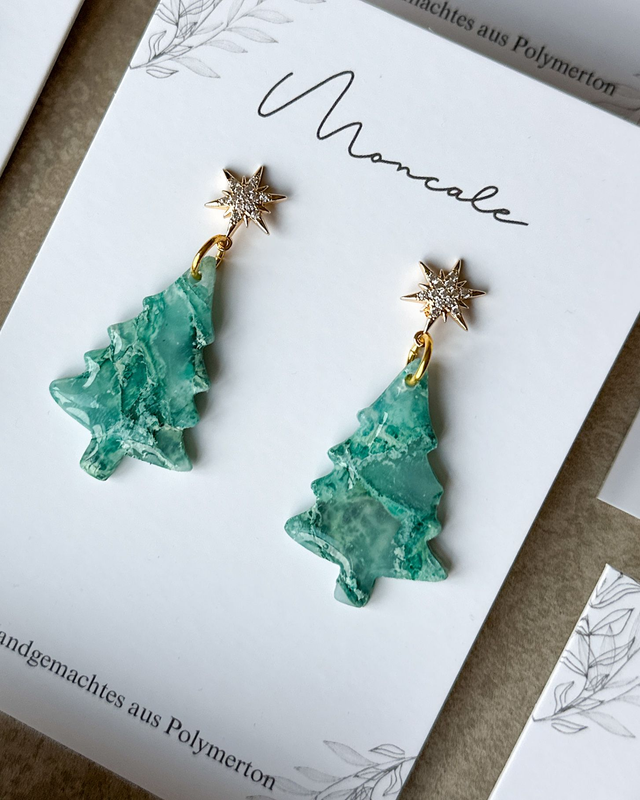 Advent - Marmorierte Tannen