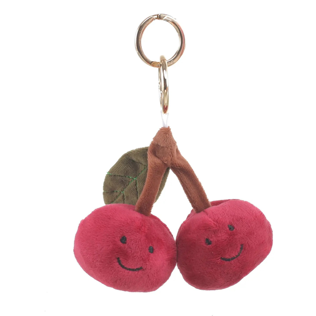 Plush Cherry Bag Charm/Key Ring
