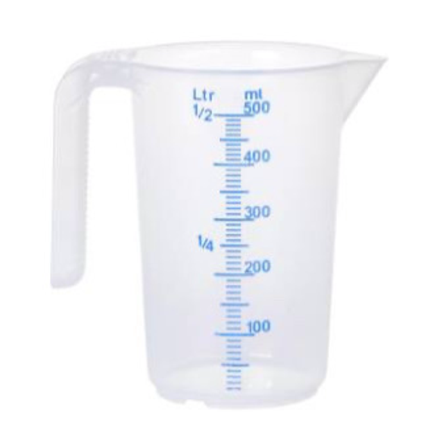 Maatbeker 0,25 liter