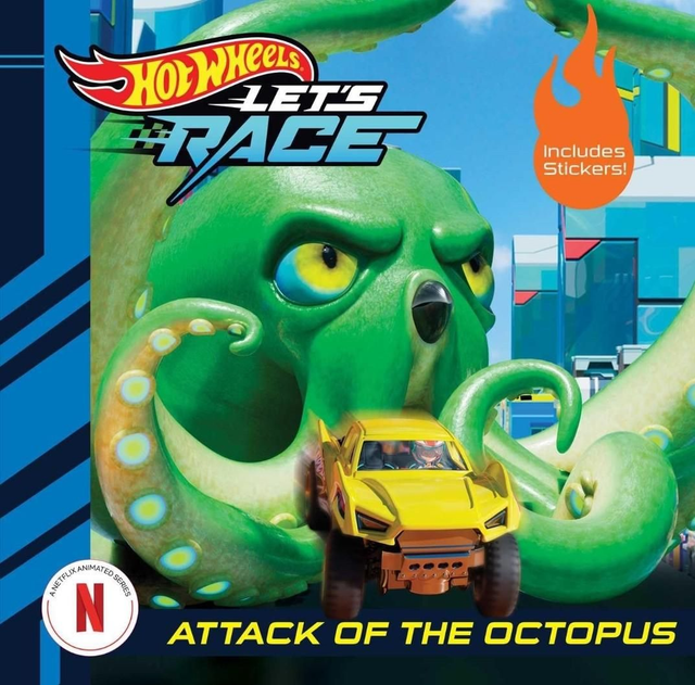 (AGE 3+) Hotwheels Let's Race - Attack of the Octopus