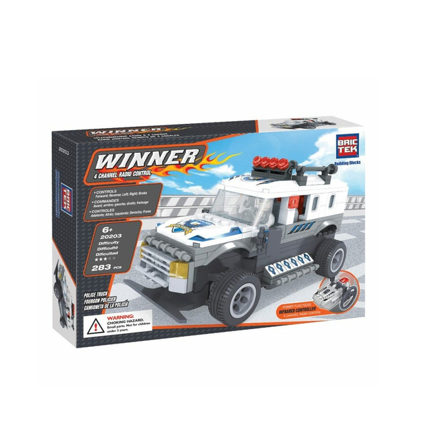 Brictek - R/C Action - Police Truck / 283 Pcs