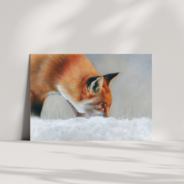 Carte de voeux - Renard N°3