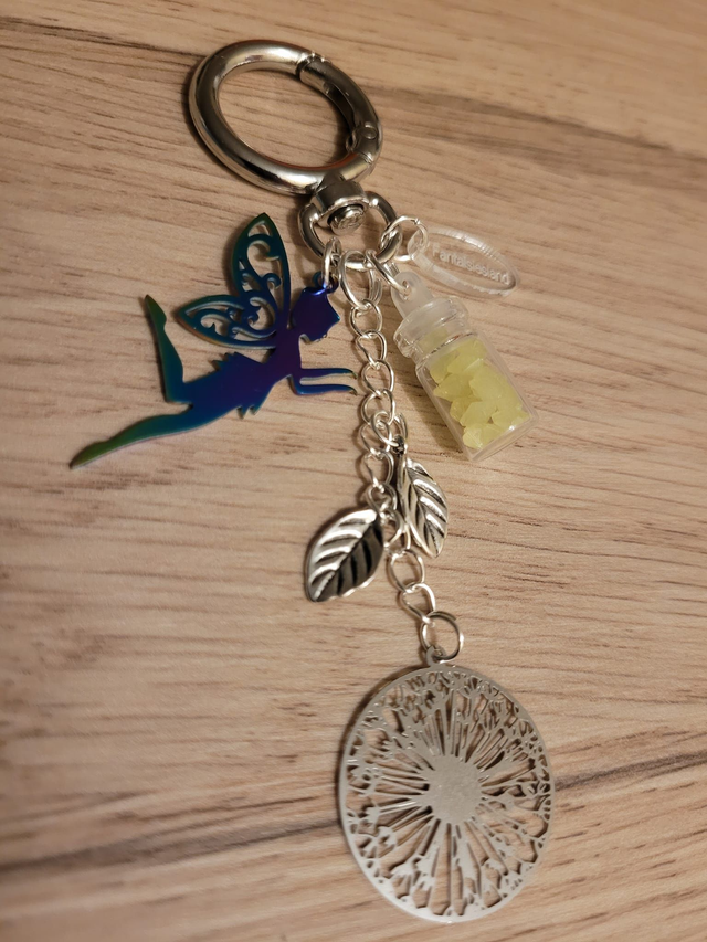 Bijou de sac argenté - la poussière de fée