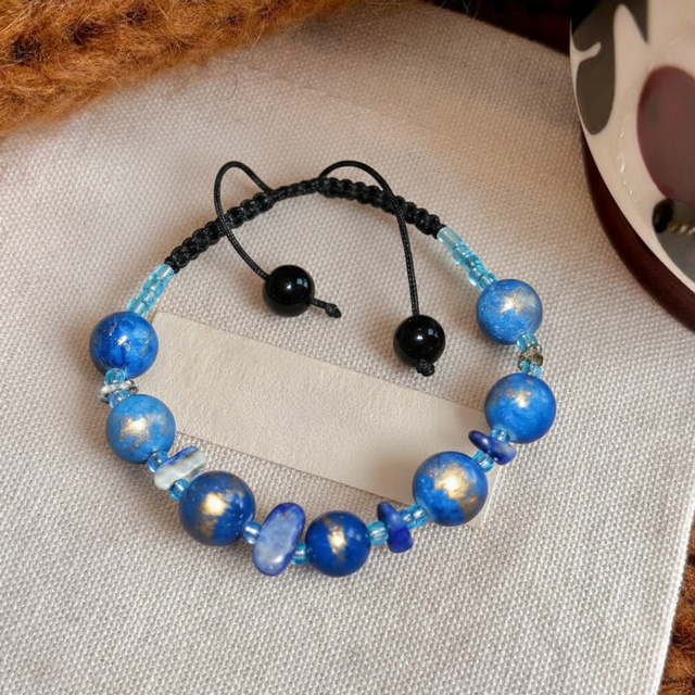 Bracelet en lapis-lazuli
