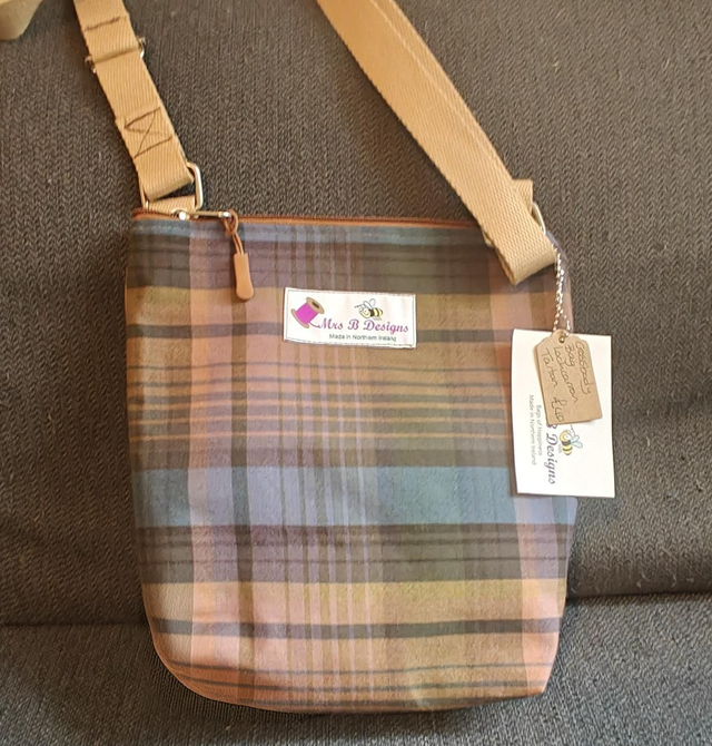 Lochcarron tartan cross body bag 